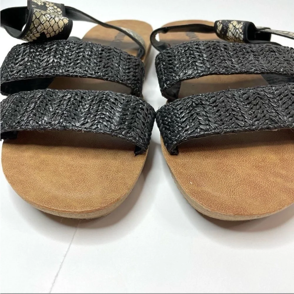 Muk Luk About Me Snakeskin Sandal